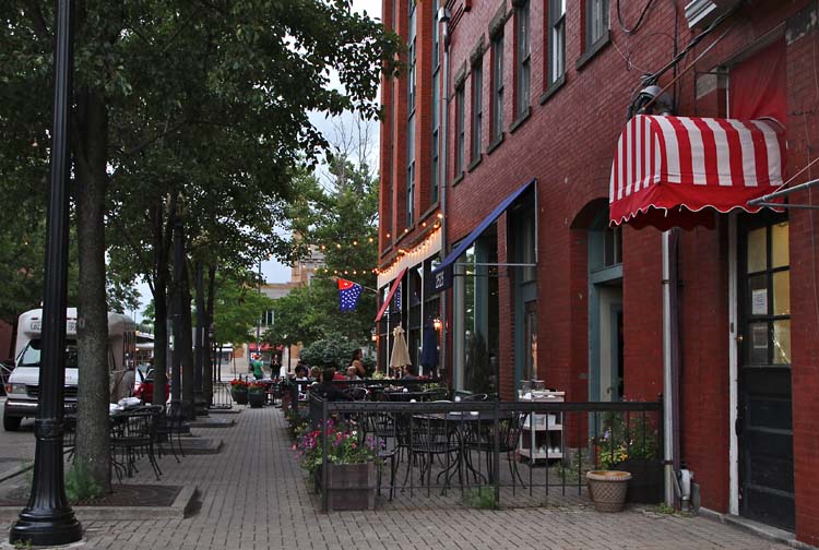 Sidewalk Cafe on Market Street